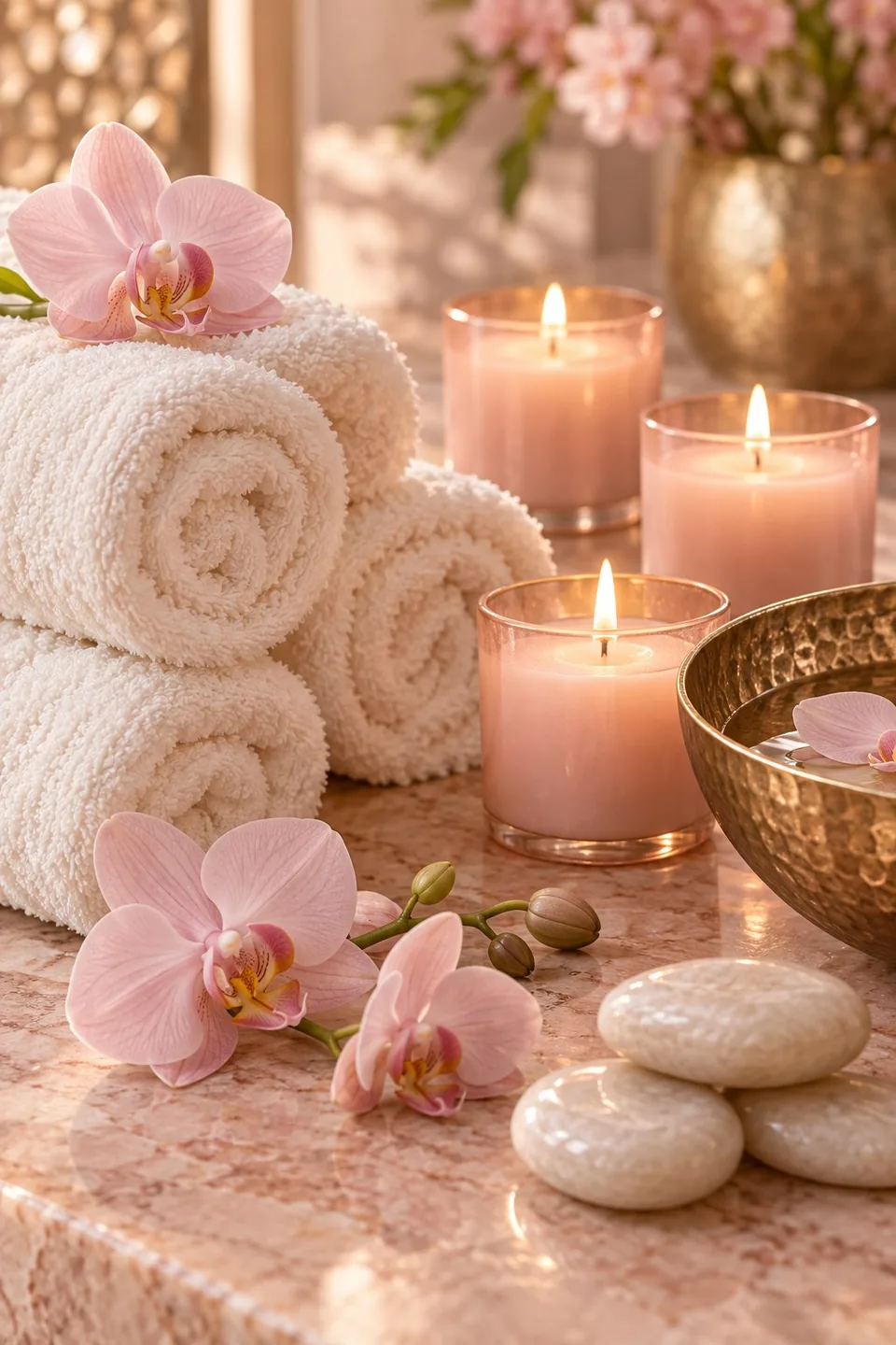 Blush spa inspiration